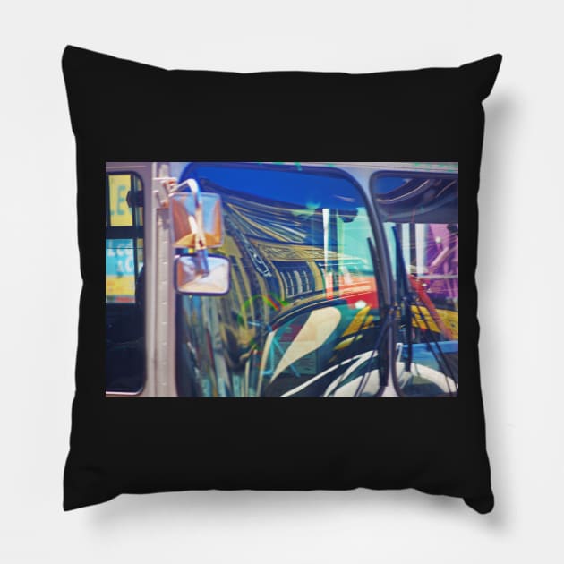 22 Fillmore Bus Pillow by daviddenny