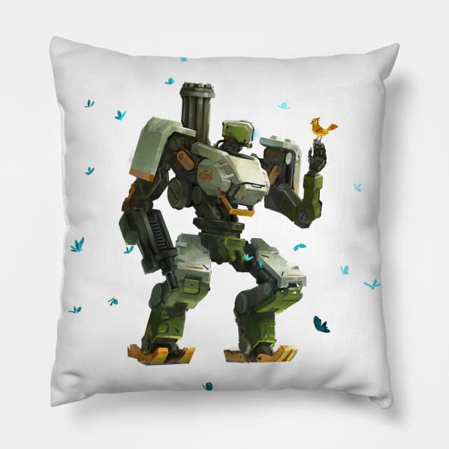 FAN SERIES : Overwatch Bastion Pillow by Jaroldsng