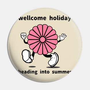 Summer holiday Pin