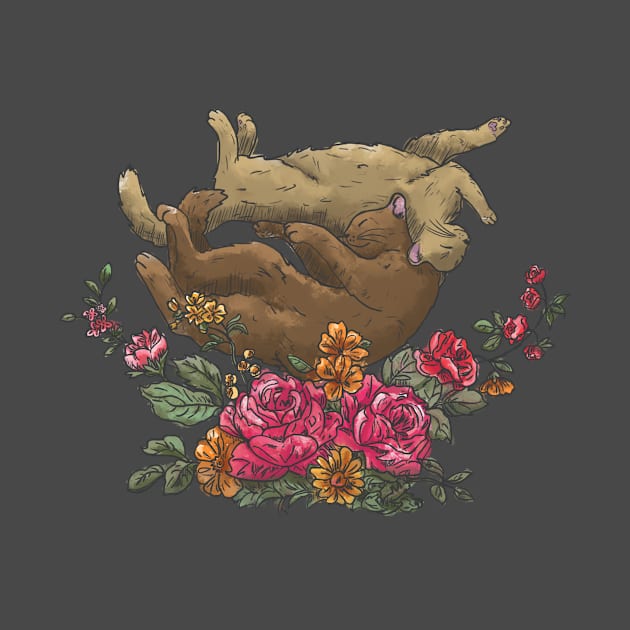 Cutie cats poses in flowers by AnastasiiaOle