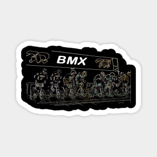 bmx start gate Magnet