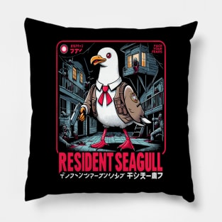 Resident Seagull Pillow