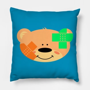 Teddy bear with Band Aid Pillow