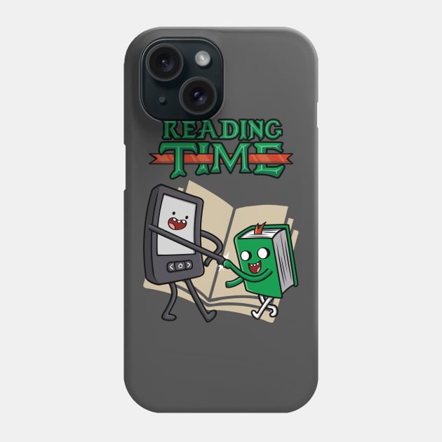 Reading Time Phone Case by Olipop