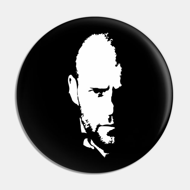 Jason Statham white portrait Pin by Aldyz