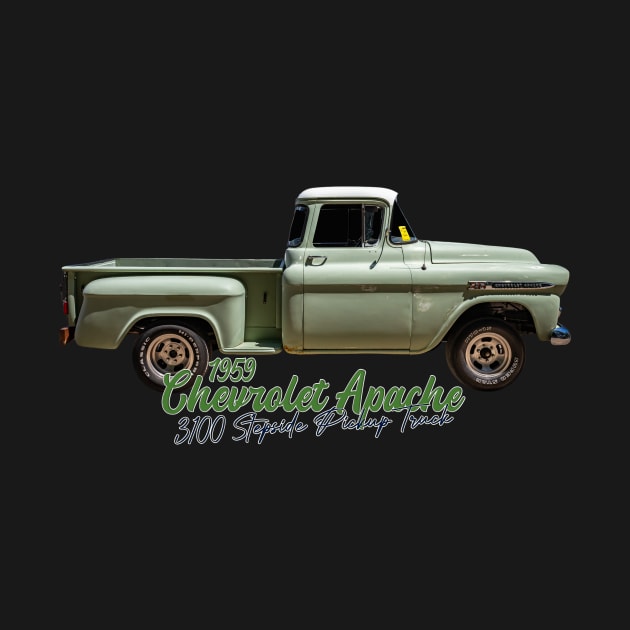 1959 Chevrolet Apache 3100 Stepside Pickup Truck by Gestalt Imagery