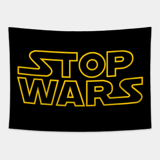 Stop Wars Tapestry