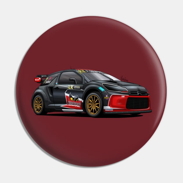 Citroen DS3 WRX - Petter Solberg Pin by Mario Ramos Rally Art