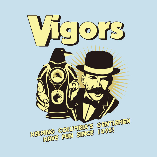 Discover Columbia's Vigors - Bioshock Infinite - T-Shirt