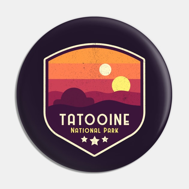 Tatooine National Park Emblem Pin by EbukaAmadiObi19