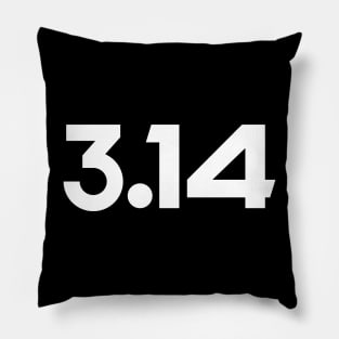 Pi Day 3 dot !4 Pillow