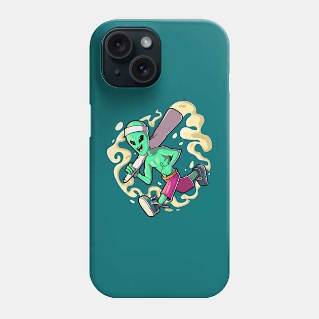 Stoned Alien! Phone Case by pedrorsfernandes