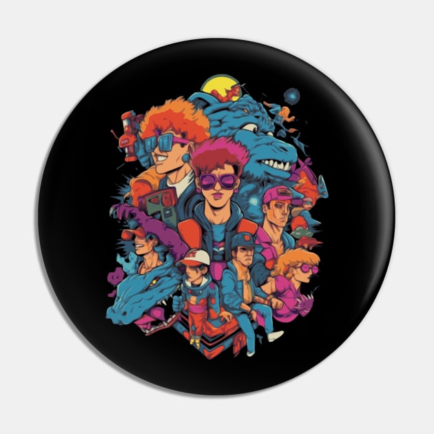 80s Cartoons Pin by Pixy Official