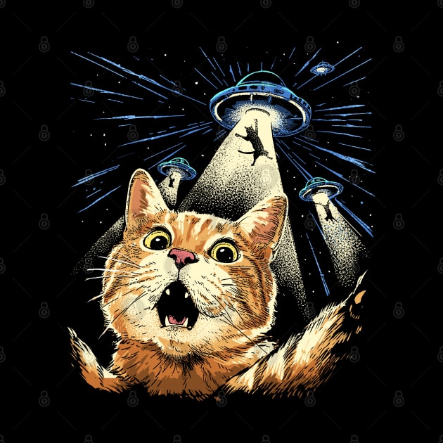 Space Whiskers: The Purrr-fect Abduction by GoshWow 