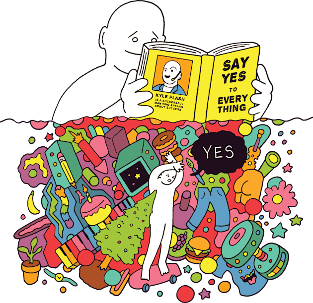 Say YES to Everything Kids T-Shirt by RaminNazer