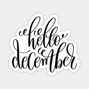 Hello December Magnet