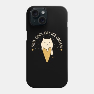 Cat Ice Cream Phone Case