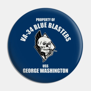 VA-34 Blue Blasters - USS George Washington Pin