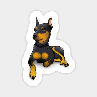 Proud Minature Pinscher (With Shadow) Magnet