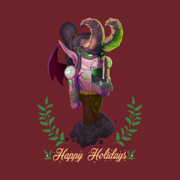 Illidan Holiday Nutcracker by JorgeChiliVargas