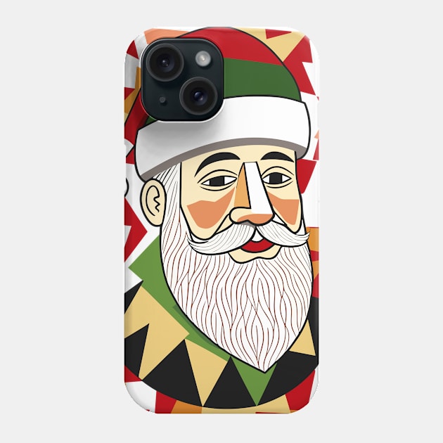 Portrait of Santa Claus Phone Case by Ikibrai