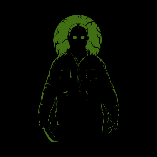 Jason Voorhees silhouette Fan Art by w0dan