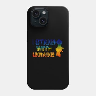 Freedom I stand with Ukraine in Phone Case