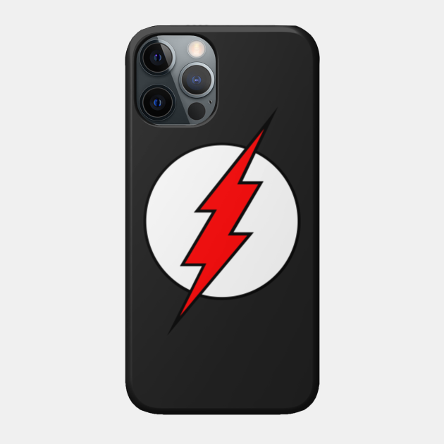 Black Flash Logo The Flash Phone Case TeePublic