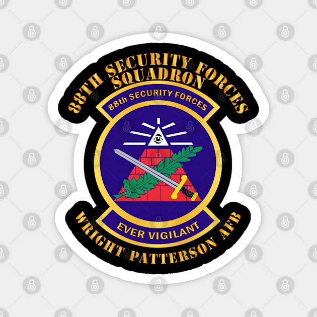 88th Security Force Squadron - Wright Pat AFB Magnet by twix123844