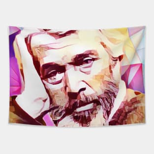 Thomas Carlyle Pink Portrait | Thomas Carlyle Artwork 13 Tapestry