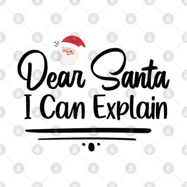 Dear Santa I Can Explain by bob2ben