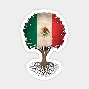 Tree of Life with Mexican Flag Magnet