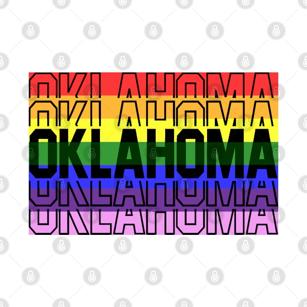 Oklahoma Gay Pride by  Big Foot Shirt Shop