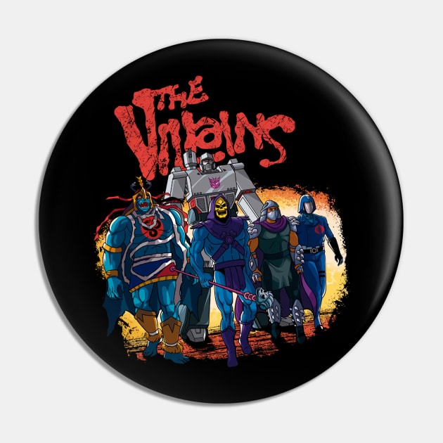 Villains Squad Pin by The Jersey Rejects