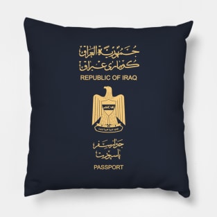 Iraq passport Pillow