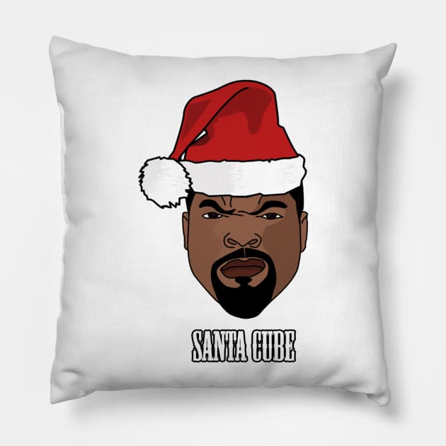 Santa Cube Pillow by finnyproductions