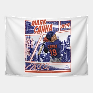 Mark Canha New York M Comic Tapestry