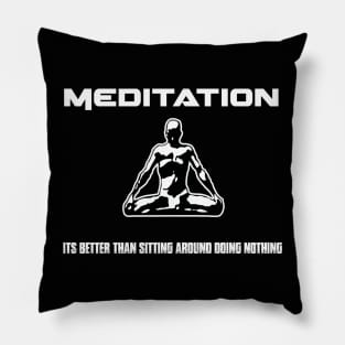 Meditation. Pillow