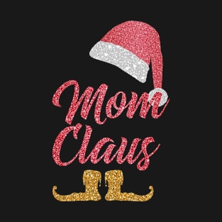 Funny Santa Mom Claus Merry Christmas Gifts for Men Women T-Shirt
