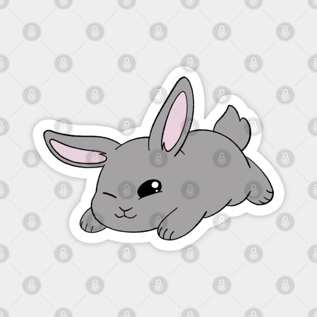 Happy Bun Magnet by Firestorm Fox