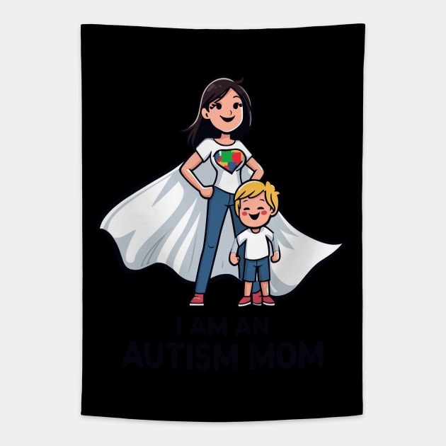 Superhero Mom: Mind Body Balance Tapestry by maknatess