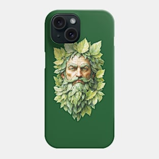 Green Man Wicca Witch Witchcraft Pagan Gift Phone Case