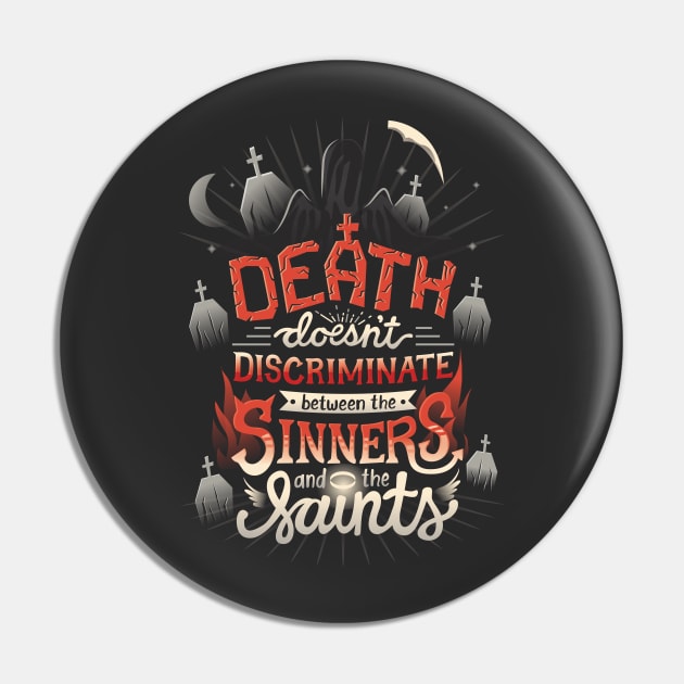 Sinners and Saints Pin by risarodil