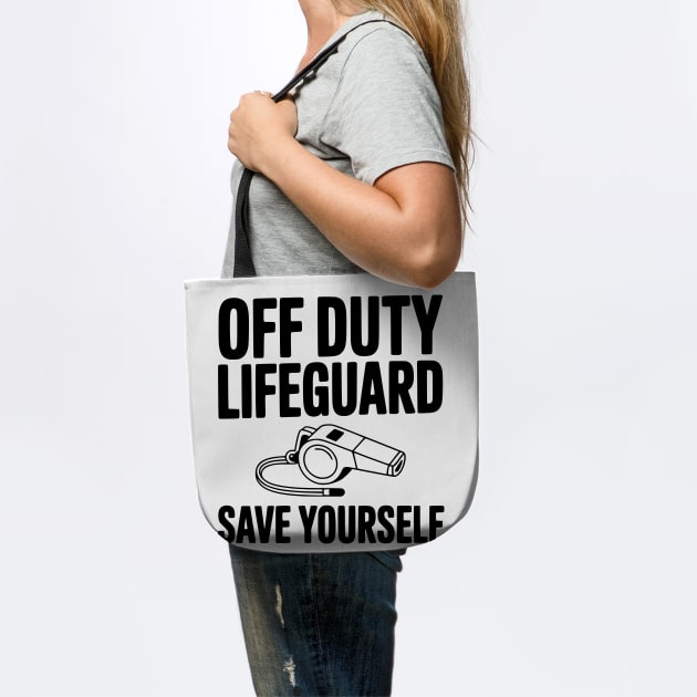 Off Duty Lifeguard Save Yourself by Frank Ring