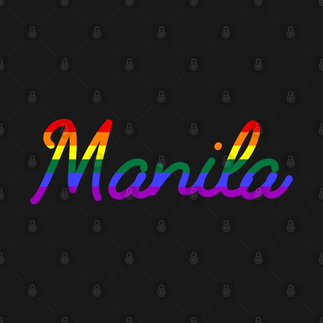 Manila Pride march LGBT Rainbow Flag by Scar