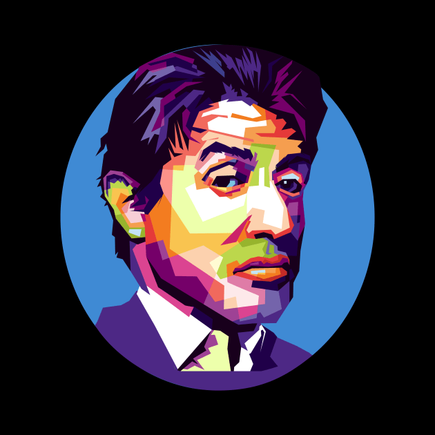 Sylvester stallone pop art by Danwpap2