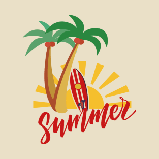 Summer and Surfing T-Shirt