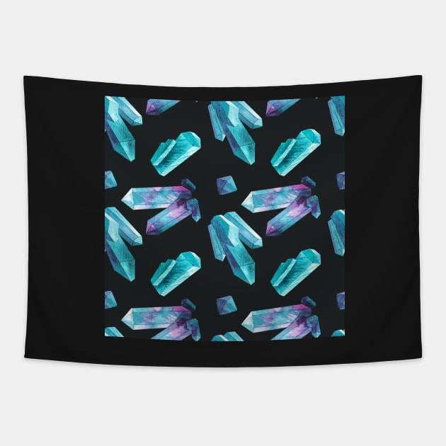 Crystals Tapestry by edwardecho