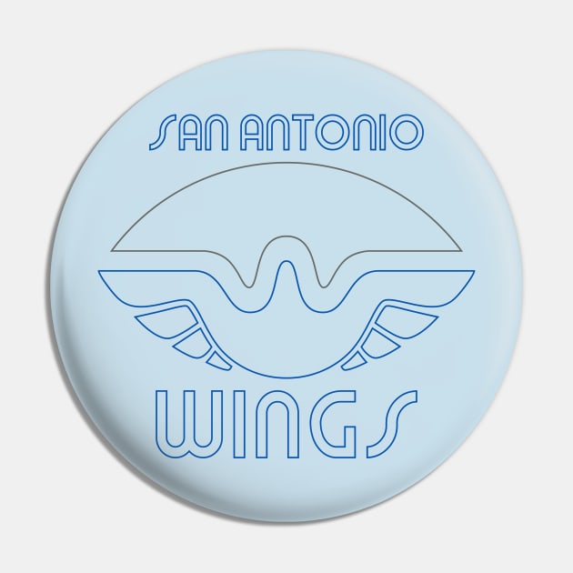 San Antonio Wings - Wire Logo Pin by Hirschof