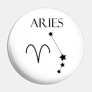 Aries Zodiac Horoscope Constellation Sign Pin